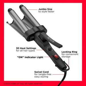 REVLON 3 Barrel JUMBO Hair Waver